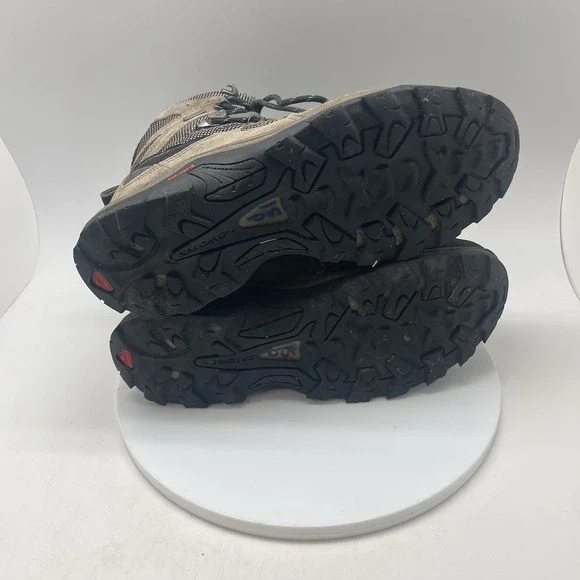 Salomon Boots Mens 8.5 Discovery GTX 119600 Brown Lace Up Hiking Athletic Shoes - Picture 9 of 9